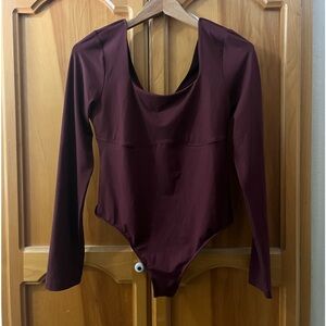 NWOT Maroon Bodysuit